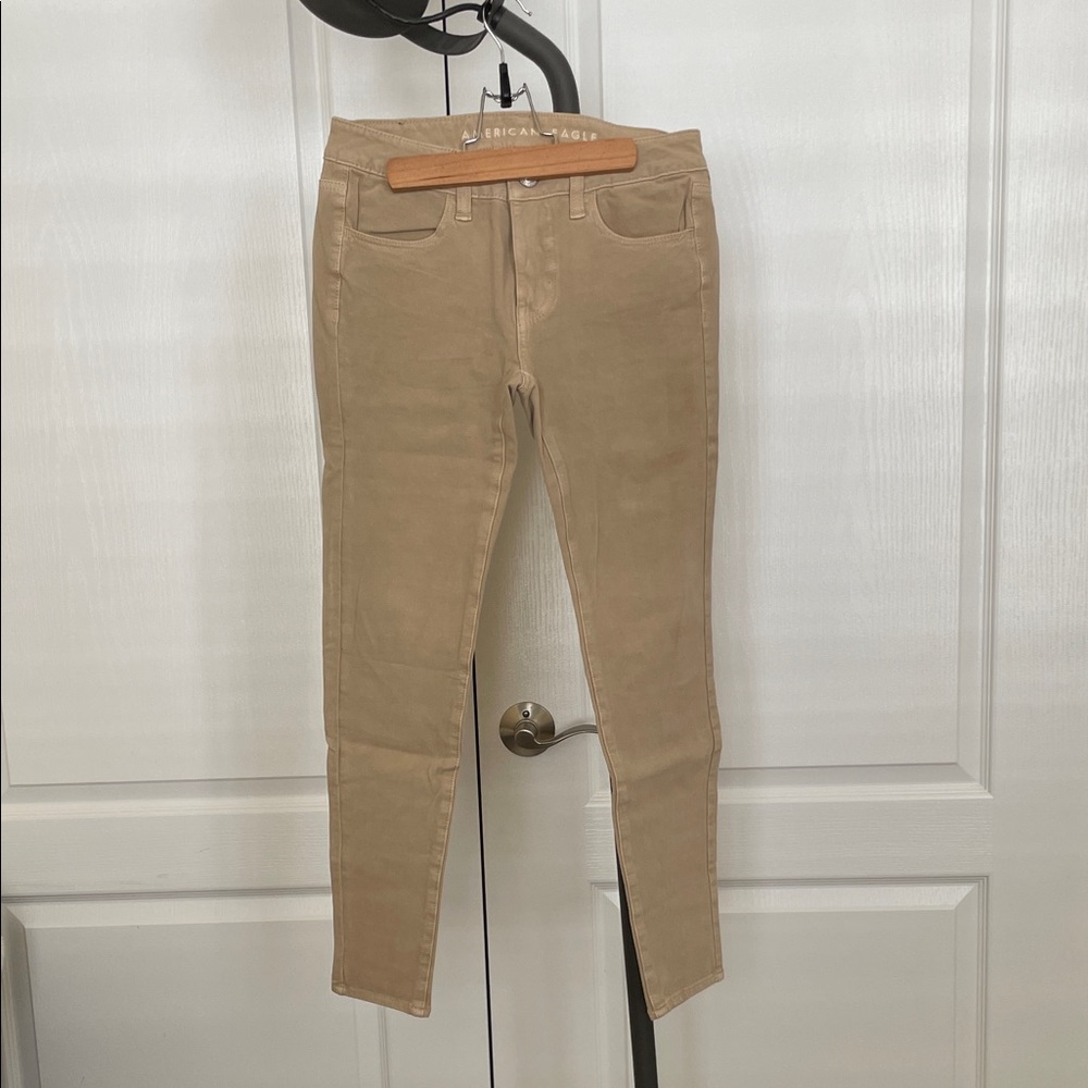 American Eagle Outfitters Tan Jeggings